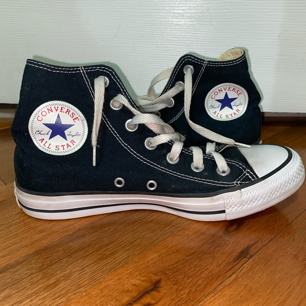 Black High Top Converse
